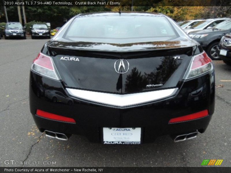 Crystal Black Pearl / Ebony 2010 Acura TL 3.7 SH-AWD Technology