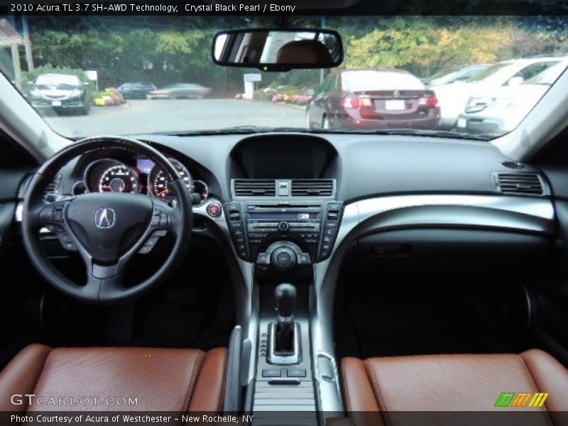 Crystal Black Pearl / Ebony 2010 Acura TL 3.7 SH-AWD Technology