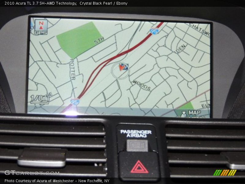 Crystal Black Pearl / Ebony 2010 Acura TL 3.7 SH-AWD Technology