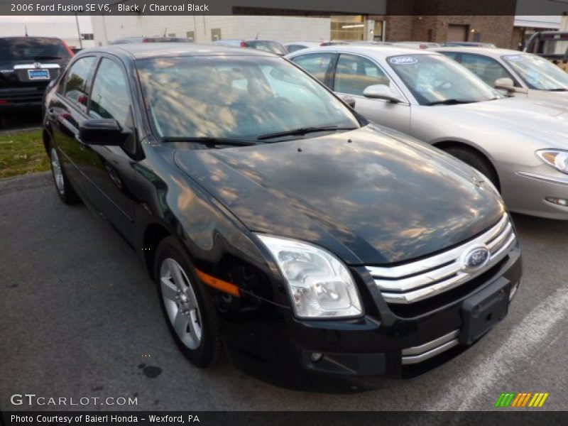 Black / Charcoal Black 2006 Ford Fusion SE V6