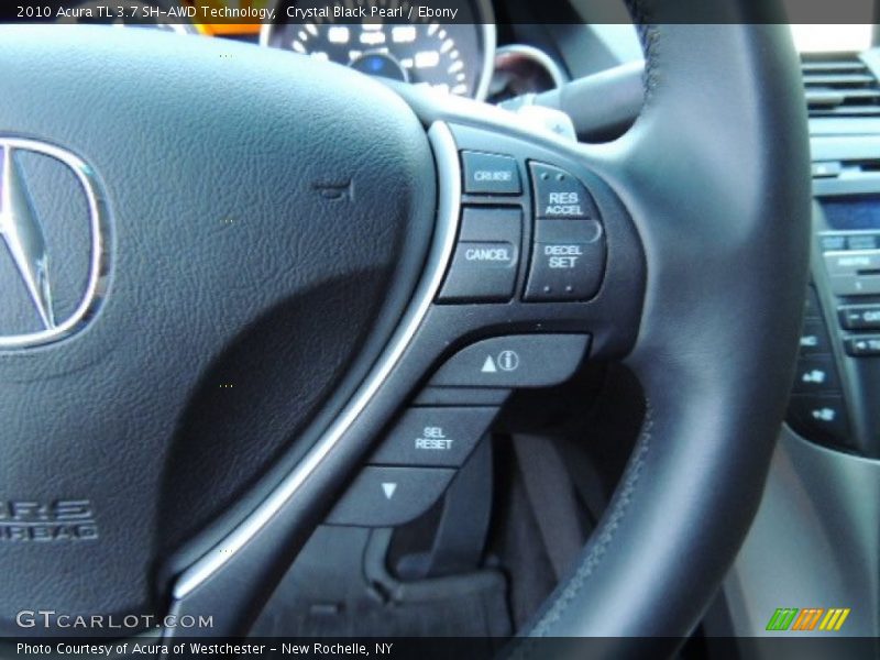 Crystal Black Pearl / Ebony 2010 Acura TL 3.7 SH-AWD Technology