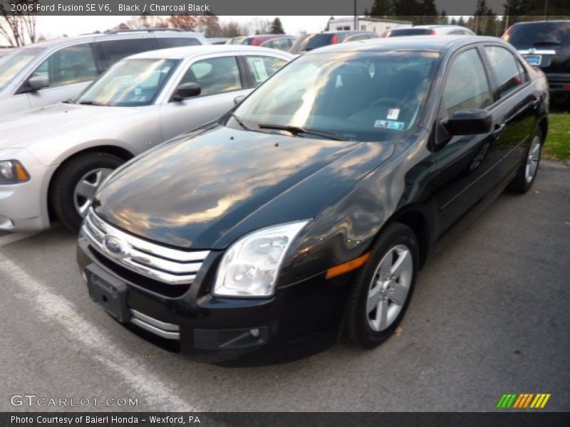 Black / Charcoal Black 2006 Ford Fusion SE V6
