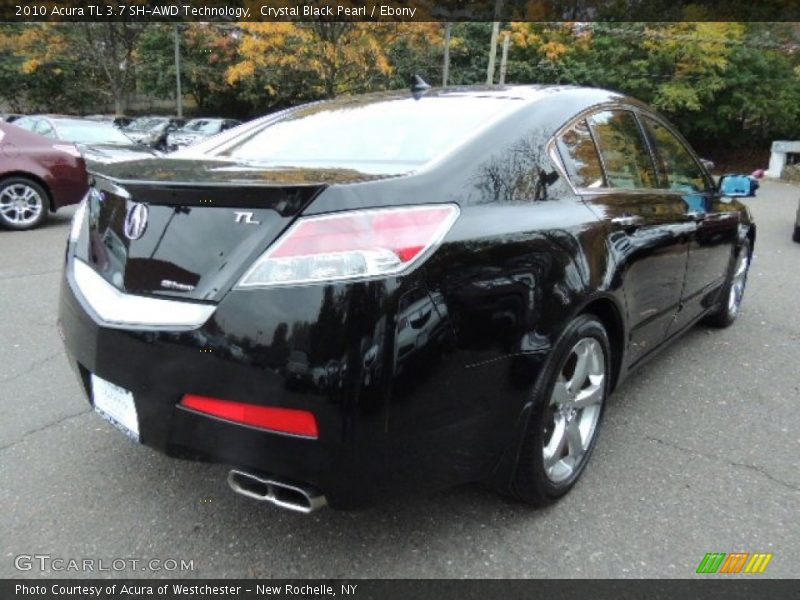Crystal Black Pearl / Ebony 2010 Acura TL 3.7 SH-AWD Technology