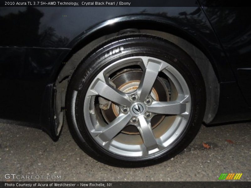 Crystal Black Pearl / Ebony 2010 Acura TL 3.7 SH-AWD Technology