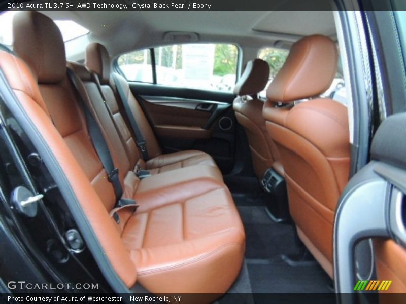 Crystal Black Pearl / Ebony 2010 Acura TL 3.7 SH-AWD Technology