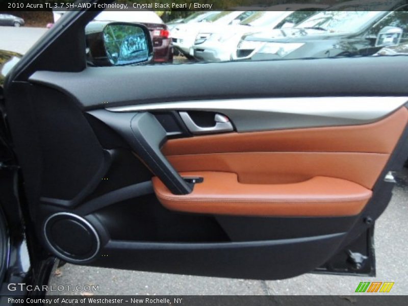 Crystal Black Pearl / Ebony 2010 Acura TL 3.7 SH-AWD Technology