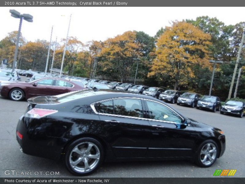 Crystal Black Pearl / Ebony 2010 Acura TL 3.7 SH-AWD Technology