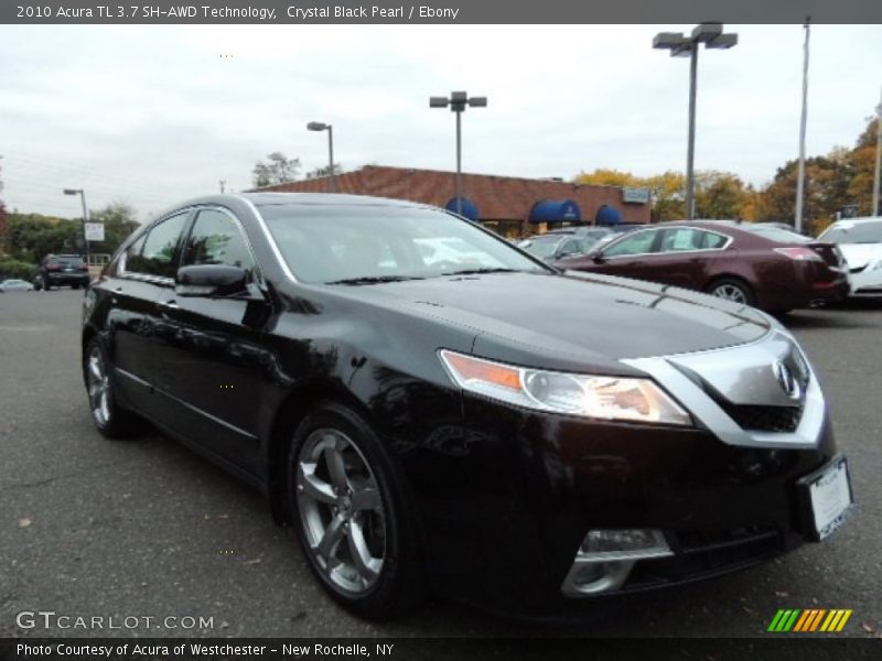 Crystal Black Pearl / Ebony 2010 Acura TL 3.7 SH-AWD Technology