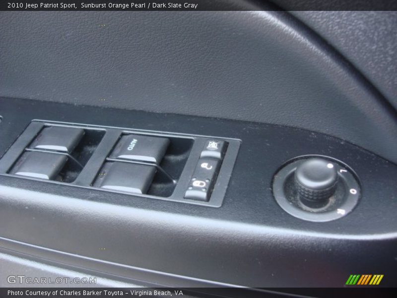 Sunburst Orange Pearl / Dark Slate Gray 2010 Jeep Patriot Sport