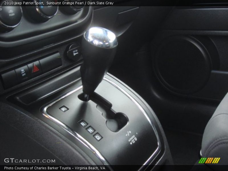 Sunburst Orange Pearl / Dark Slate Gray 2010 Jeep Patriot Sport