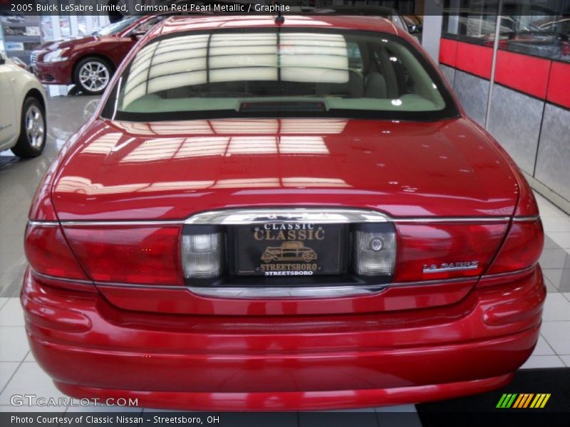Crimson Red Pearl Metallic / Graphite 2005 Buick LeSabre Limited