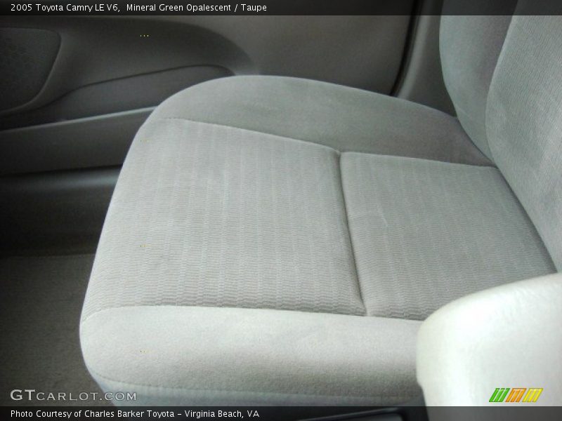 Mineral Green Opalescent / Taupe 2005 Toyota Camry LE V6