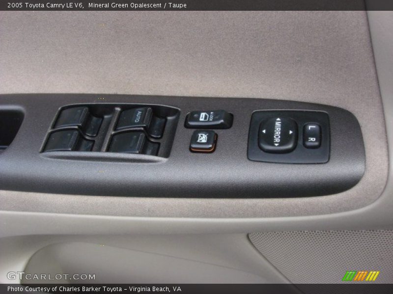 Mineral Green Opalescent / Taupe 2005 Toyota Camry LE V6
