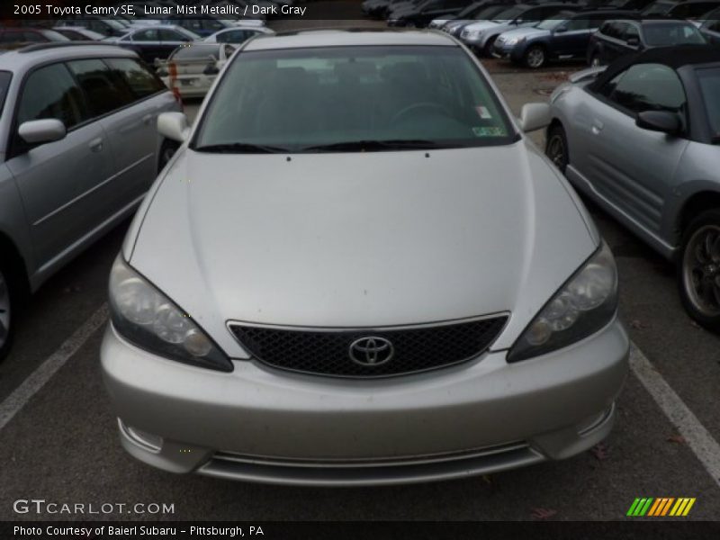 Lunar Mist Metallic / Dark Gray 2005 Toyota Camry SE