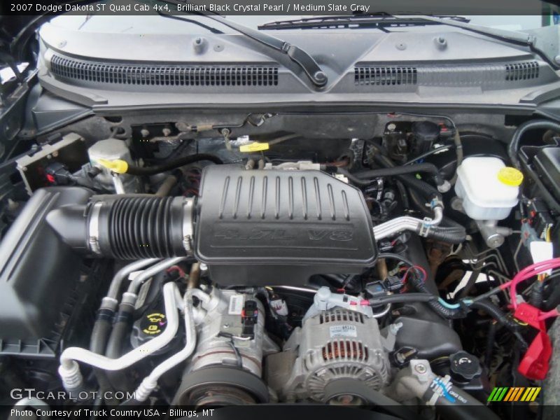  2007 Dakota ST Quad Cab 4x4 Engine - 4.7 Liter OHV 16-Valve Flex-Fuel V8