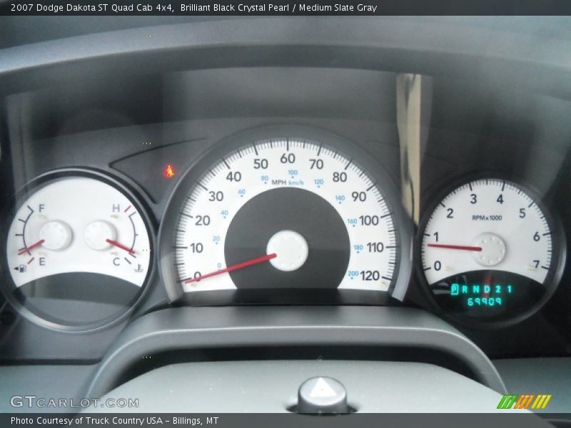  2007 Dakota ST Quad Cab 4x4 ST Quad Cab 4x4 Gauges