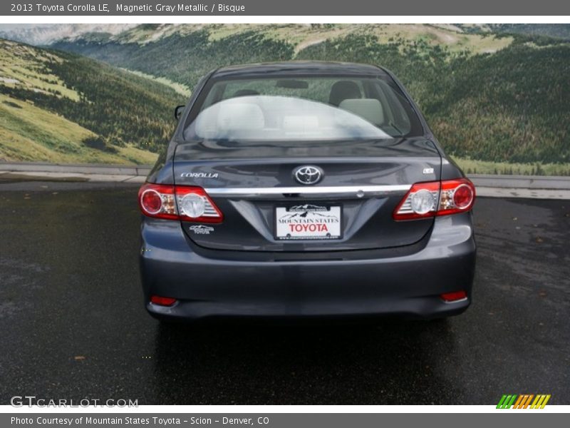 Magnetic Gray Metallic / Bisque 2013 Toyota Corolla LE