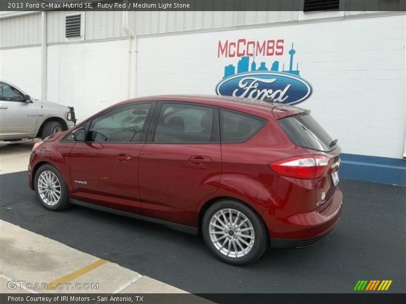 Ruby Red / Medium Light Stone 2013 Ford C-Max Hybrid SE
