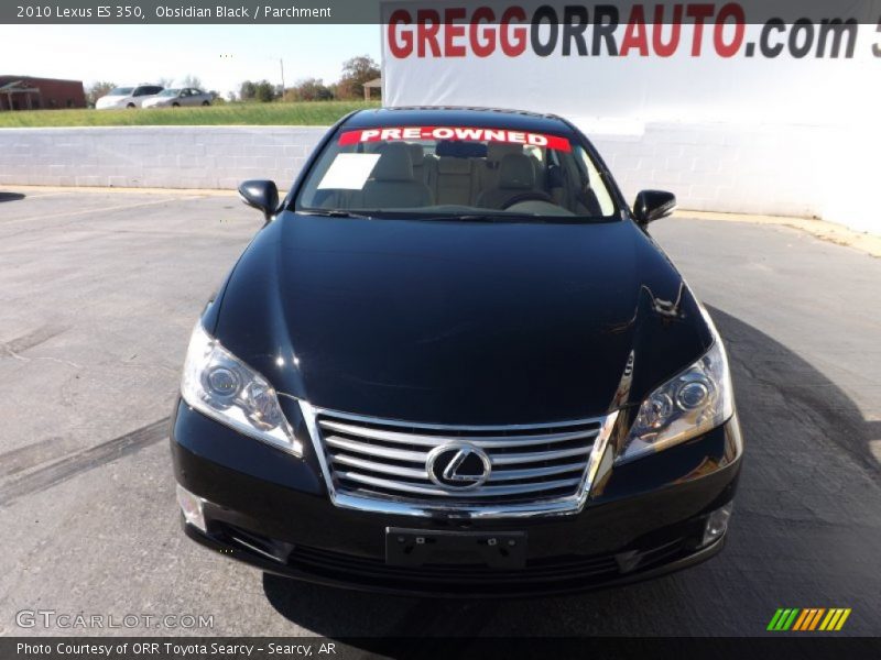 Obsidian Black / Parchment 2010 Lexus ES 350