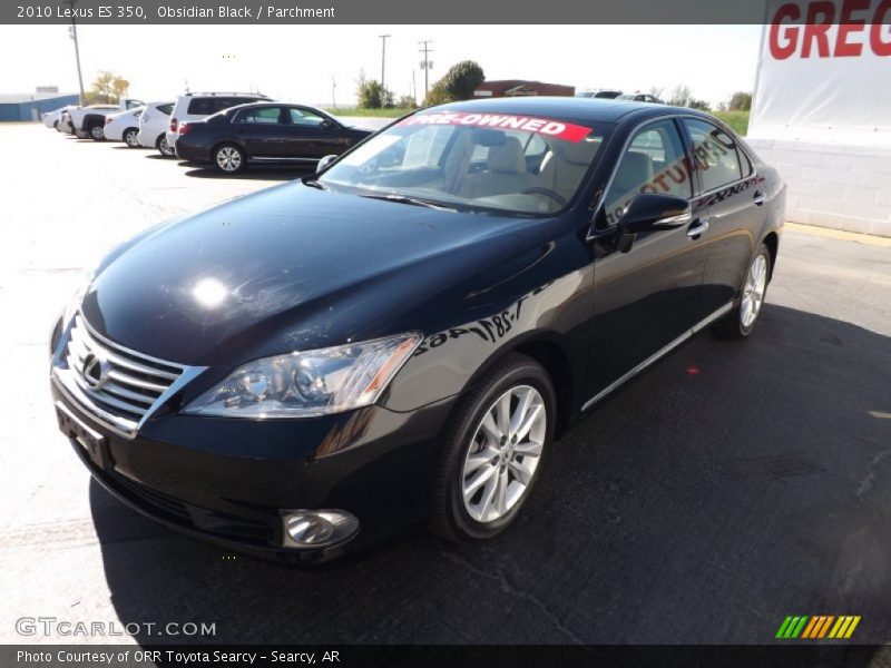 Obsidian Black / Parchment 2010 Lexus ES 350