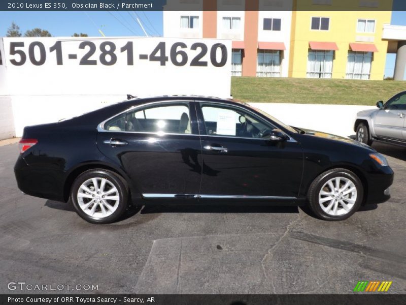 Obsidian Black / Parchment 2010 Lexus ES 350