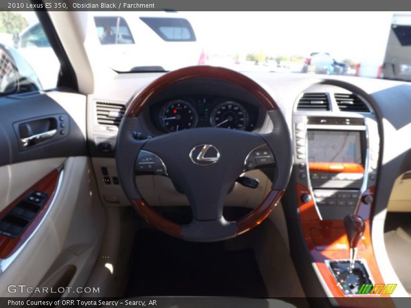 Obsidian Black / Parchment 2010 Lexus ES 350