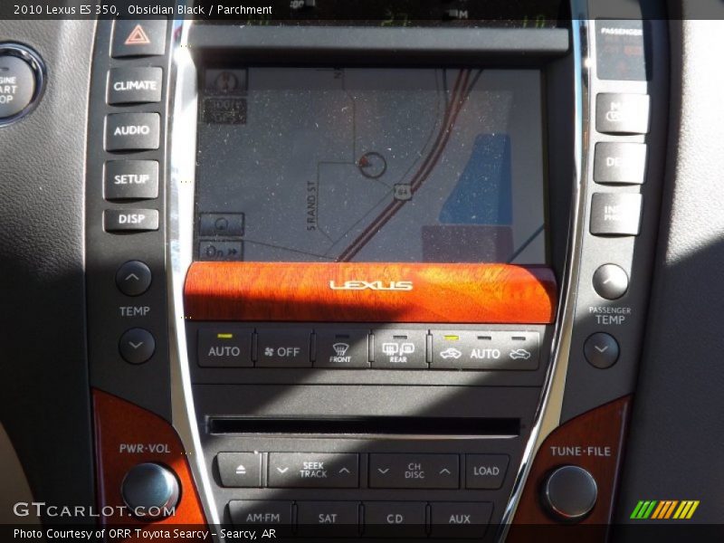 Obsidian Black / Parchment 2010 Lexus ES 350