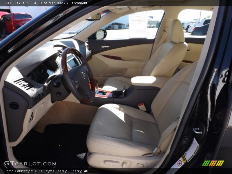 Obsidian Black / Parchment 2010 Lexus ES 350
