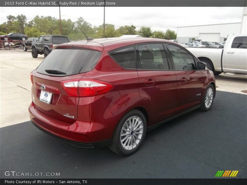 Ruby Red / Medium Light Stone 2013 Ford C-Max Hybrid SE