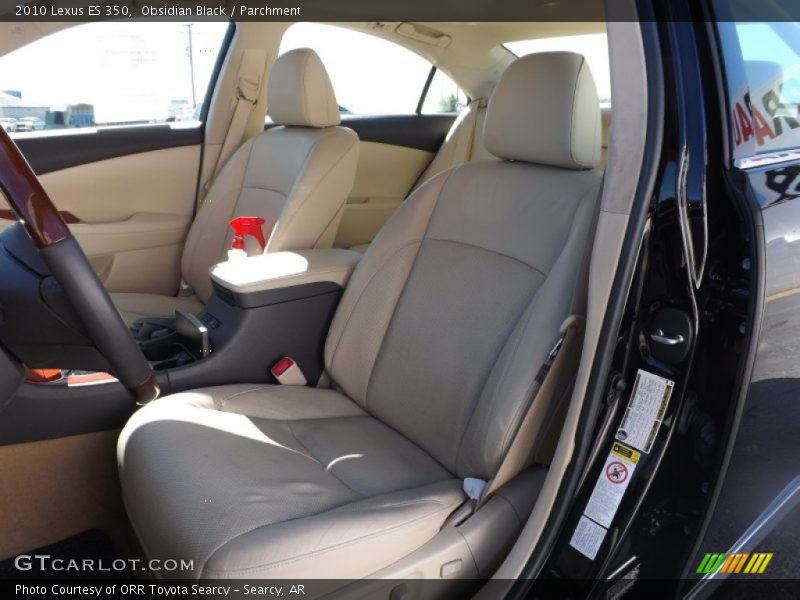Obsidian Black / Parchment 2010 Lexus ES 350