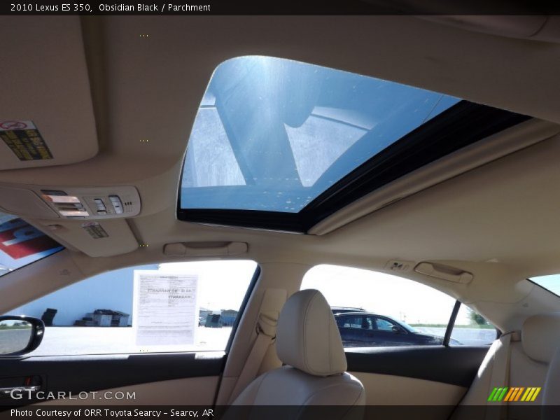 Obsidian Black / Parchment 2010 Lexus ES 350