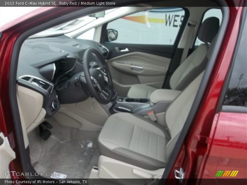 Ruby Red / Medium Light Stone 2013 Ford C-Max Hybrid SE