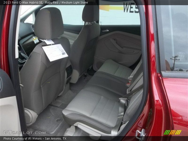 Ruby Red / Medium Light Stone 2013 Ford C-Max Hybrid SE