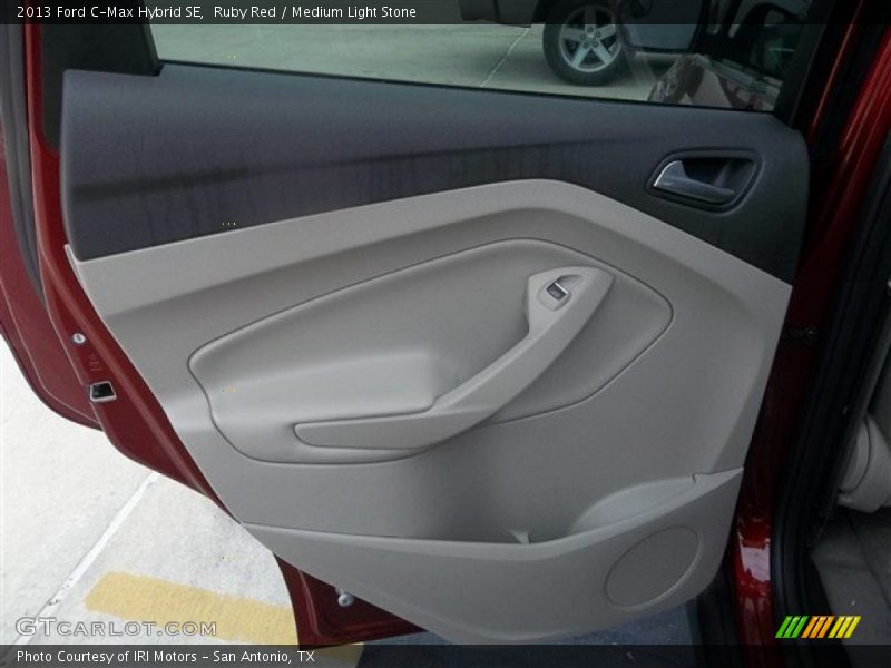 Ruby Red / Medium Light Stone 2013 Ford C-Max Hybrid SE