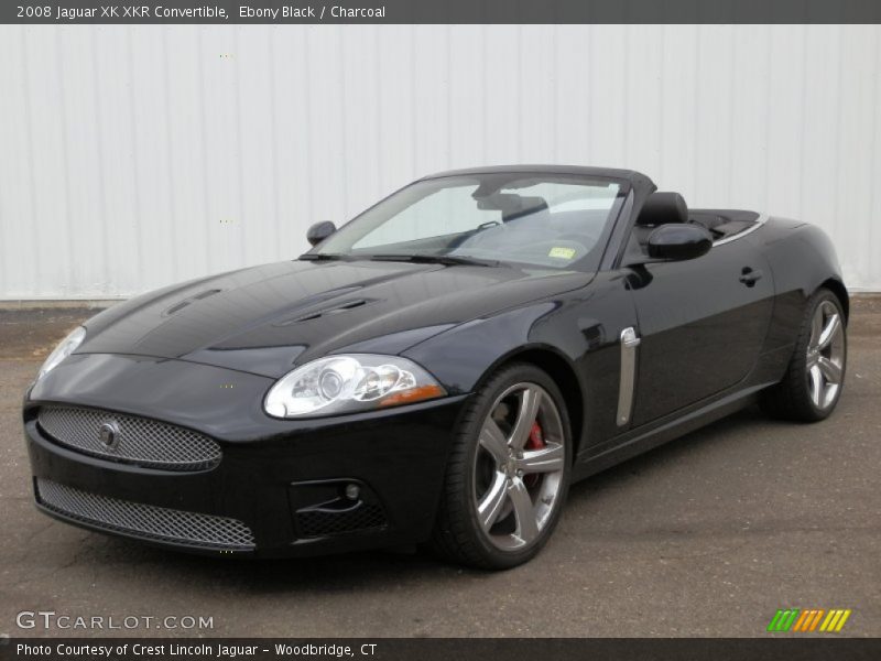 Ebony Black / Charcoal 2008 Jaguar XK XKR Convertible