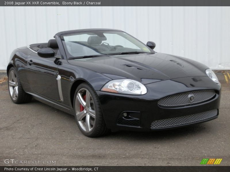 Ebony Black / Charcoal 2008 Jaguar XK XKR Convertible