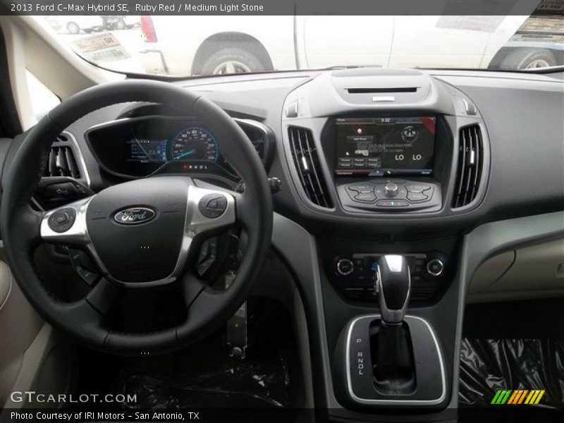 Ruby Red / Medium Light Stone 2013 Ford C-Max Hybrid SE