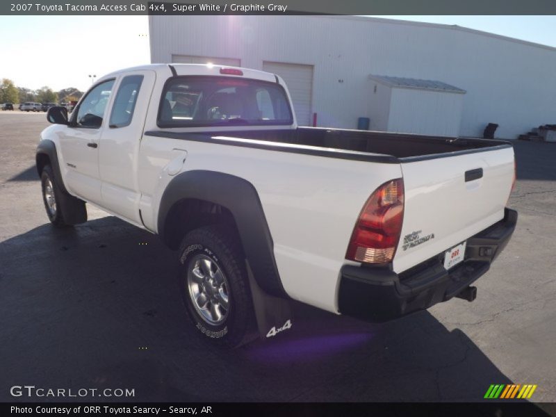 Super White / Graphite Gray 2007 Toyota Tacoma Access Cab 4x4