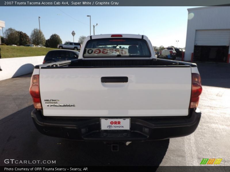 Super White / Graphite Gray 2007 Toyota Tacoma Access Cab 4x4