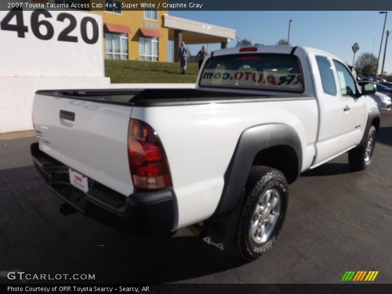 Super White / Graphite Gray 2007 Toyota Tacoma Access Cab 4x4