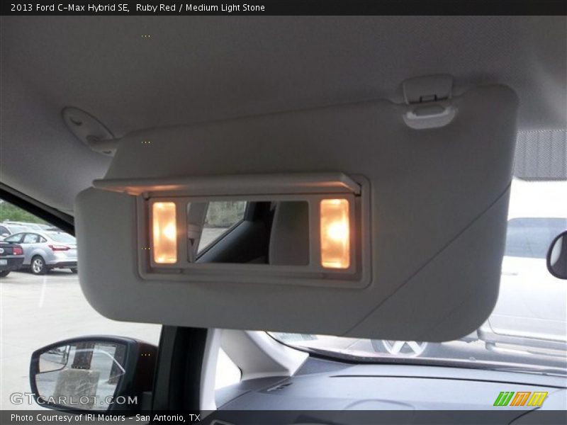 Ruby Red / Medium Light Stone 2013 Ford C-Max Hybrid SE