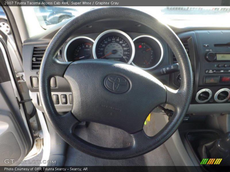 Super White / Graphite Gray 2007 Toyota Tacoma Access Cab 4x4