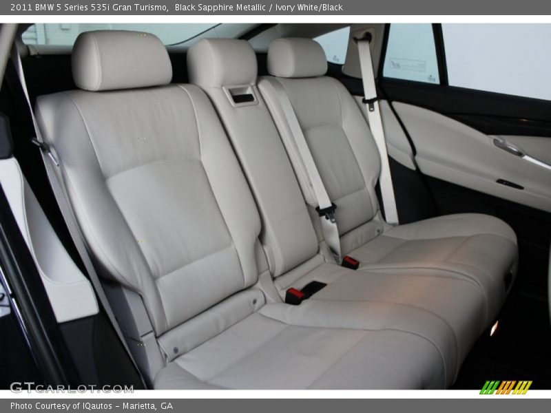 Rear Seat of 2011 5 Series 535i Gran Turismo