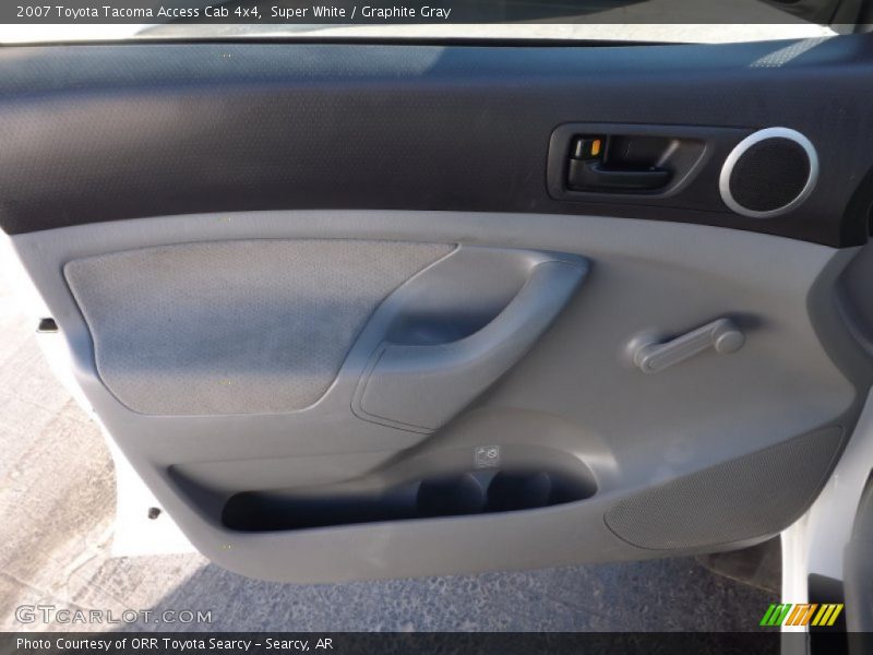 Super White / Graphite Gray 2007 Toyota Tacoma Access Cab 4x4