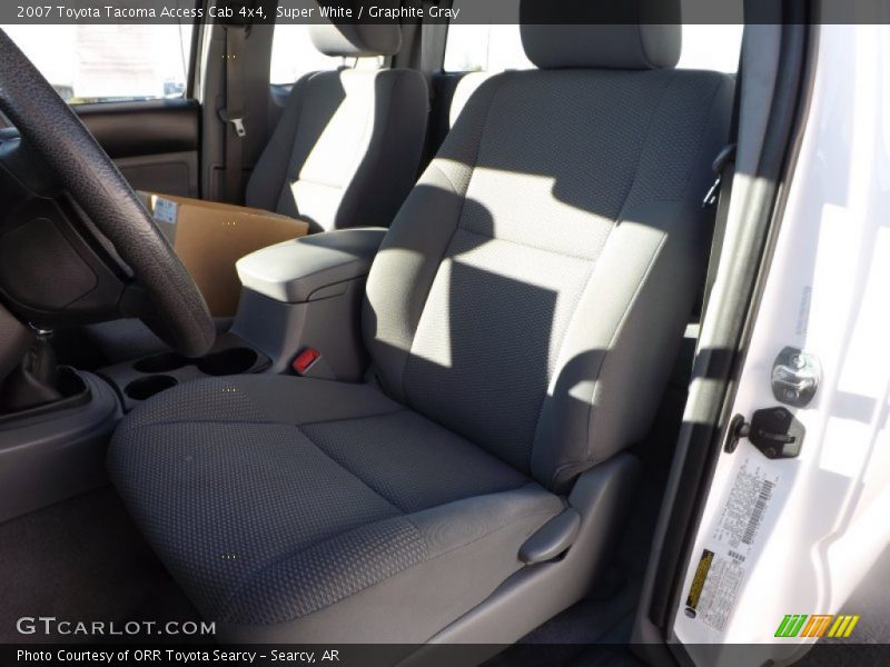 Super White / Graphite Gray 2007 Toyota Tacoma Access Cab 4x4