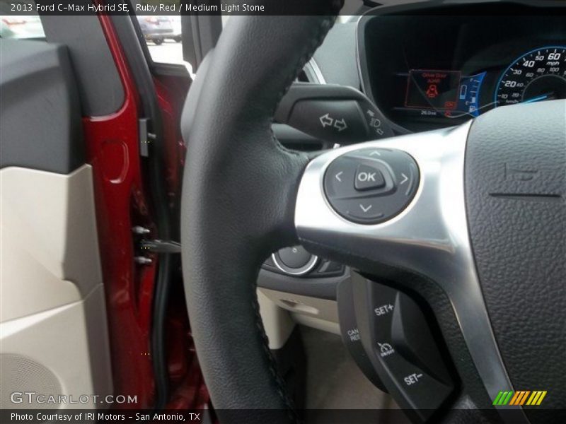 Ruby Red / Medium Light Stone 2013 Ford C-Max Hybrid SE