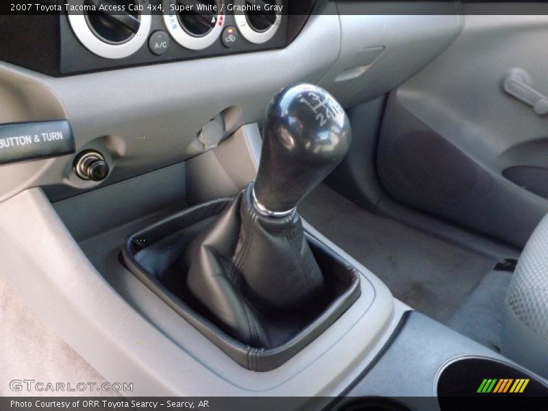 Super White / Graphite Gray 2007 Toyota Tacoma Access Cab 4x4