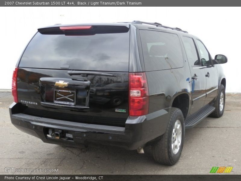 Black / Light Titanium/Dark Titanium 2007 Chevrolet Suburban 1500 LT 4x4