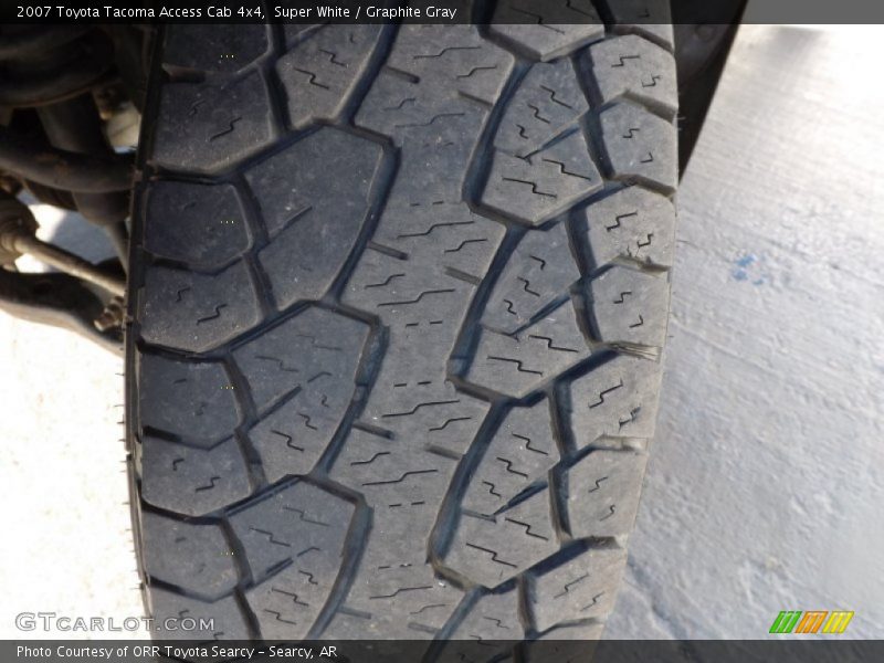 Super White / Graphite Gray 2007 Toyota Tacoma Access Cab 4x4