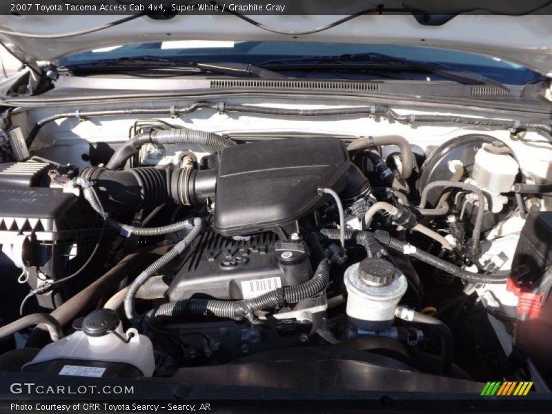 Super White / Graphite Gray 2007 Toyota Tacoma Access Cab 4x4